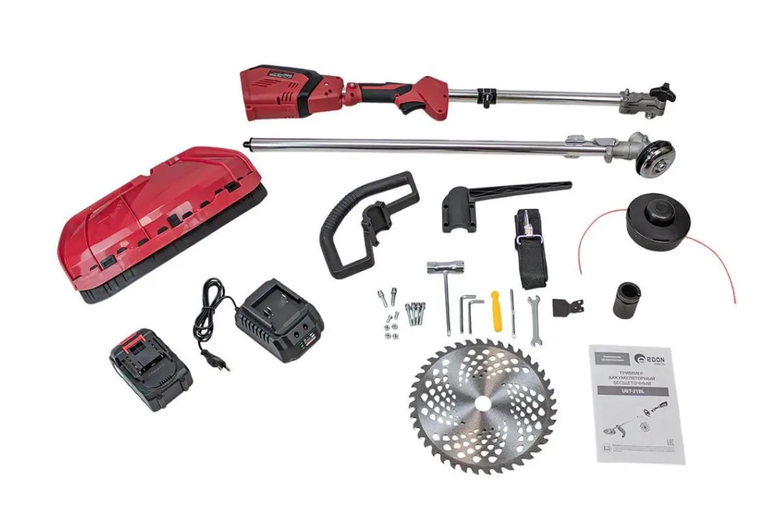 Триммер электрический Edon UGT-21BL аккумуляторный бесщеточный