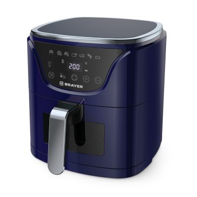 Аэрогриль Brayer 2036BR 1500Вт,5 л, t.200С, съемная решетка,таймер,LCD-дисплей,7 программ
