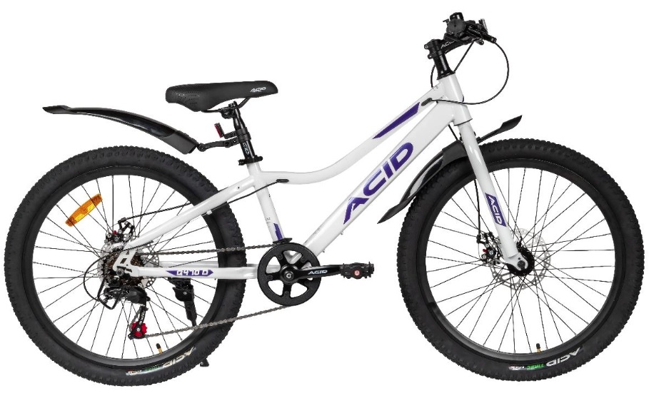 Велосипед ACID Q 470 D (24" 7 ск. рост. 12") White/Violet