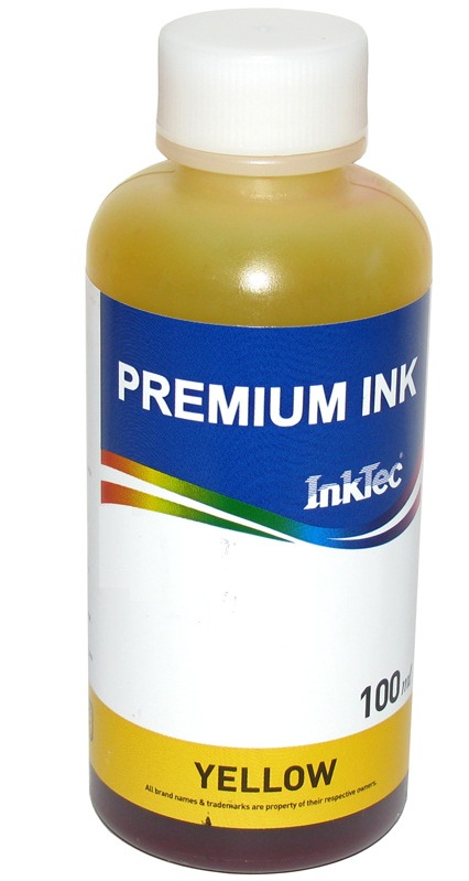 Чернила InkTec [C908-100MY] для Canon CL-38/41/51/831 100мл Yellow (MP140/MP220/MP600/iP1900/iP2500)