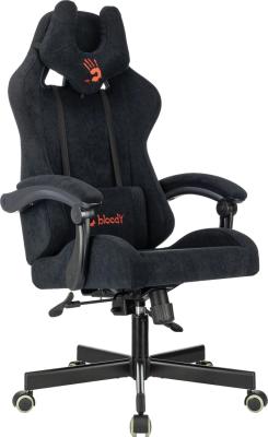 Кресло игровое A4Tech Bloody GC-560 черный Formula 999 искусств. замша с подголов. крестов.металл