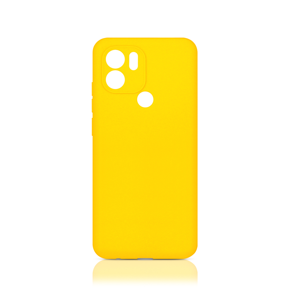 Чехол для Xiaomi Redmi A1+ / A2+, силиконовая накладка, желтый DF xiCase-72 (yellow)