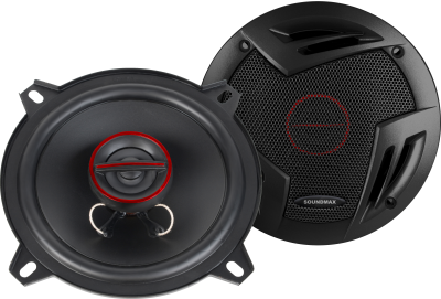 Колонки автомобильные Soundmax SM-CSV502 80Вт 4Ом 13см (5 дюйм) коаксиальные двухполосные