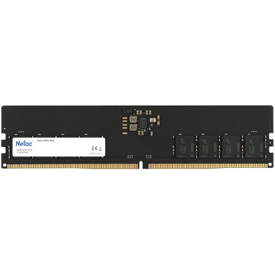 Модуль памяти DDR5  8Gb Netac 4800MHz Basic