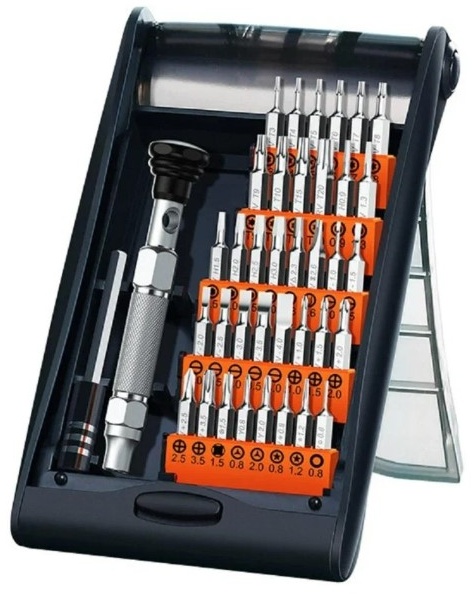 Набор отверток для электроники UGREEN CM372 38-in-1 Aluminum Alloy Screwdriver Set. чёрный (80459)