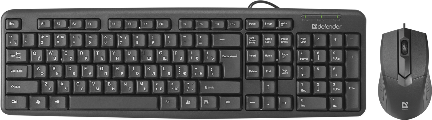 Клавиатура+мышка Defender Dakota C-270 RU,черный