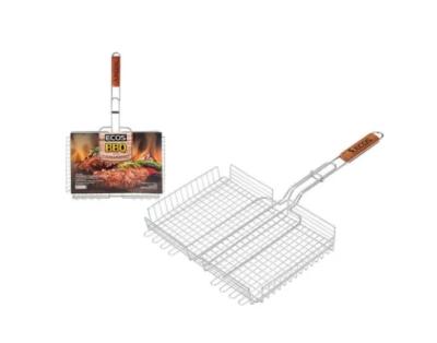 Решетка для барбекю ECOS RD-103D (глубокая, регулир. глубина, р-р 40х27х5 см, общая длина 62 см)\\99