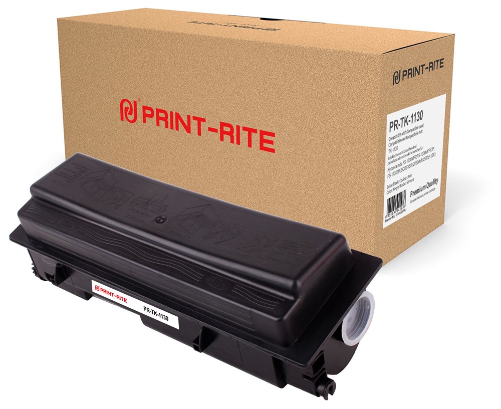 Картридж лазерный Print-Rite TFK445BPRJ PR-TK-1130 TK-1130 черный (3000стр.) для Kyocera FS-1030/113