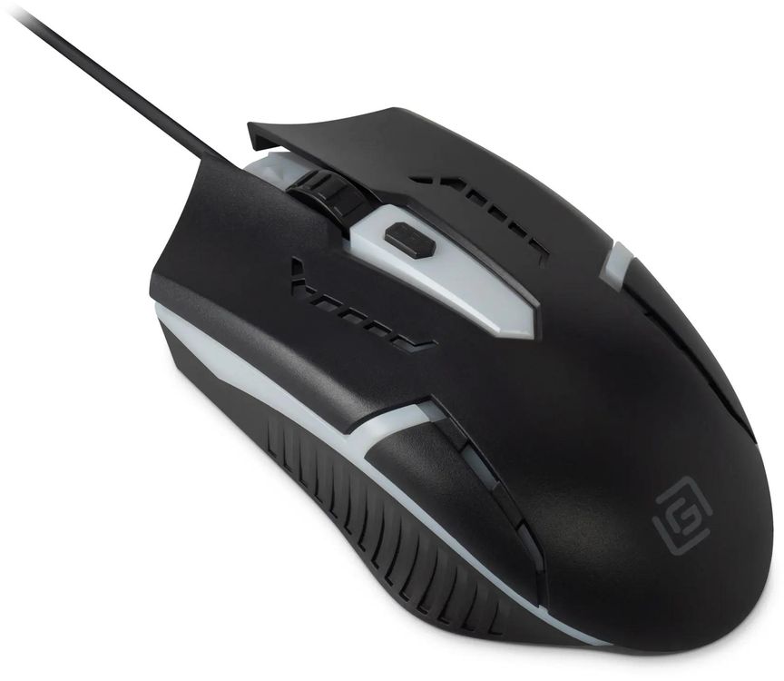 Мышь Oklick 398G черный оптическая (2400dpi) USB (4but) для ноутбука