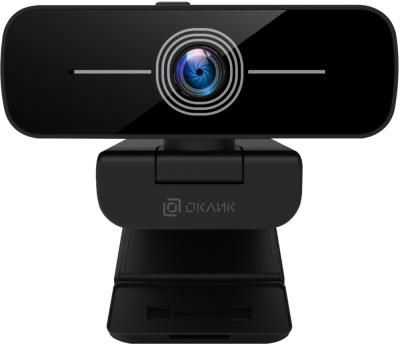 WEB Камера Оклик OK-C001FH черный 2Mpix (1920x1080) USB2.0 с микрофоном