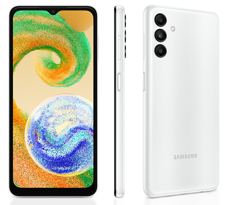 Смартфон Samsung SM-A047F Galaxy A04s 3/32Gb белый <2SIM 4G 6.5" 8х2ГГц 1600х720 50/2/2+5Мп And12>