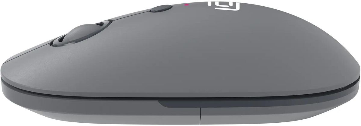 Мышь Oklick 409MW графитовый оптическая (1600dpi) silent беспроводная USB (3but)