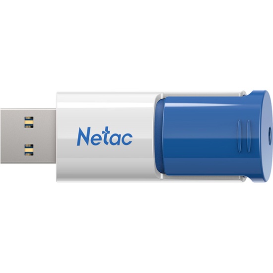 Флэш-память USB_ 16 GB Netac U182 <NT03U182N-016G-30BL>, USB3.0, синиий/белый