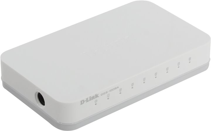 Коммутатор D-Link DGS-1008A 8 портов Ethernet 10/100/1000 Мбит/сек