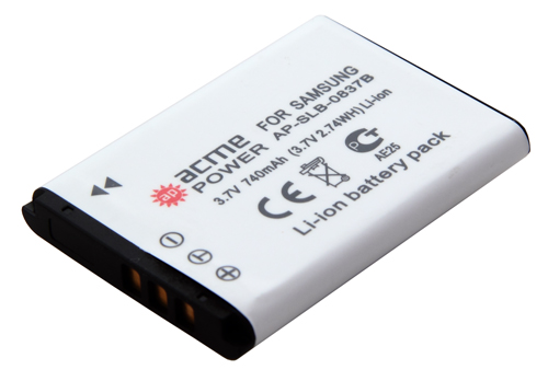 Аккумулятор AcmePower SLB-0837B для Samsung NV8/NV15/NV20