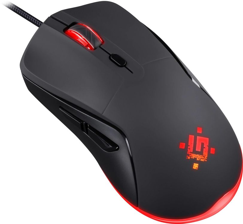 Мышь игровая Defender Arga GM-049 черн,радуж,6кн,3600dpi,+ковер