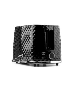 Тостер Brayer BR2101-BK 930 Вт, 7 реж, автодогр, размор, отмена, автоотключ,2 тоста од, съем.подд