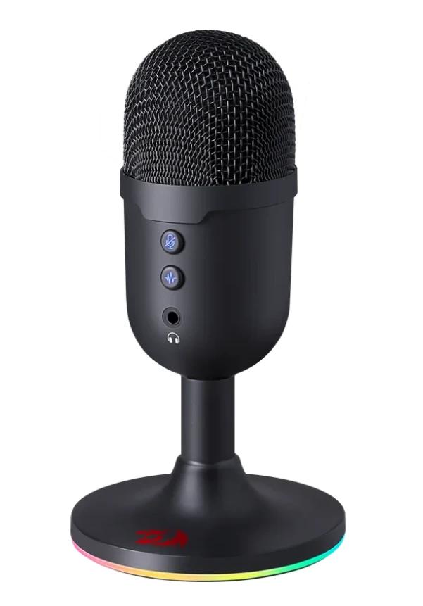 Игровой стрим микрофон Redragon Pulsar GM303 USB,RGB 