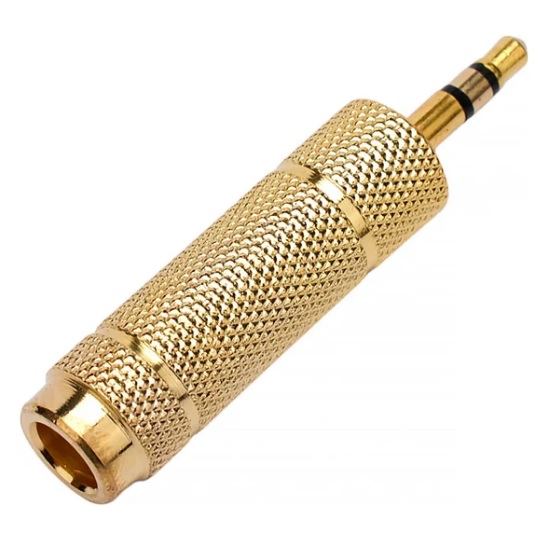 Переходник Jack 3.5mm(f) -> Jack 6,3mm(m) Cablexpert A-63M-35F
