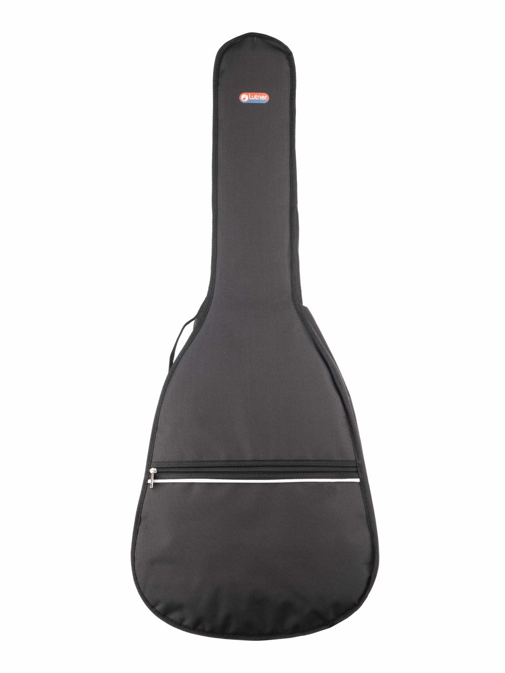 Чехол для акустической гитары LDG-4G <две лямки, карман, светоотражающая полоса, серый. Lutner>