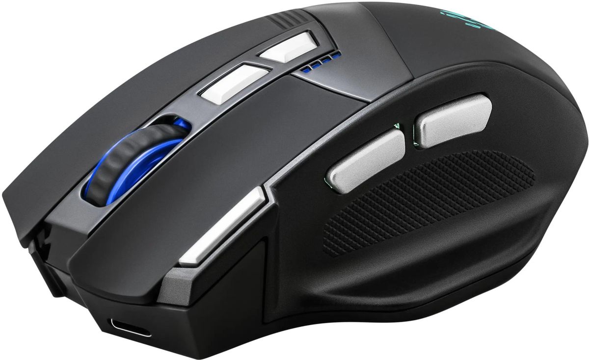 Мышь Defender Knight GM-885 черн,8кнопок,3200dpi,400мАч беспроводная игровая