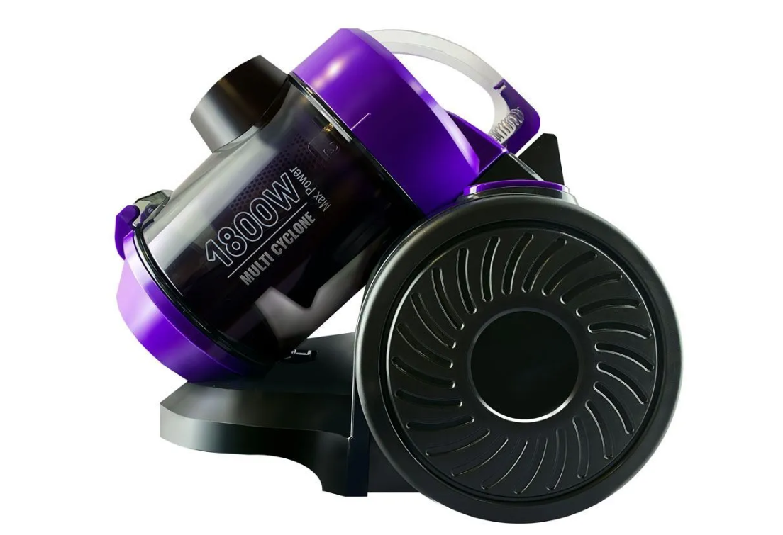 Пылесос Ginzzu VS427 циклонный черн/фиолетовый 1500Вт