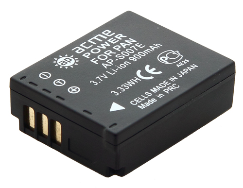 Аккумулятор AcmePower S007E (7.2V 900mAh, Li-ion) для Panasonic TZ1