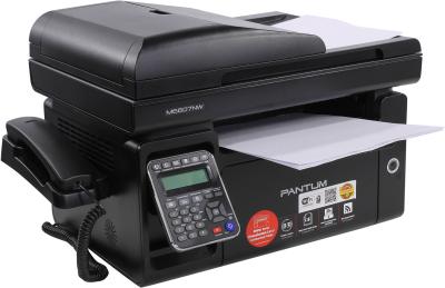 Принтер лазерный Pantum МФУ M6607NW(А4,256Mb,22 стр/мин,1200*1200dpi,факс,ADF,USB,RJ-45,WI-FI)черный