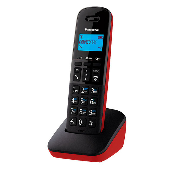 Р/Телефон Dect Panasonic KX-TGB610RUR красный