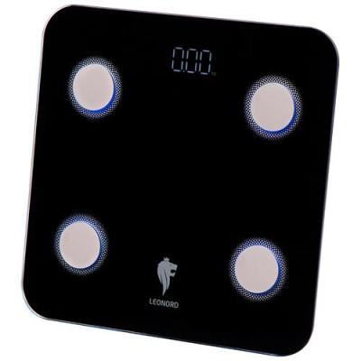 Весы напольные электронные Leonord LE-1273 Bluetooth (стекло,до 180 кг)
