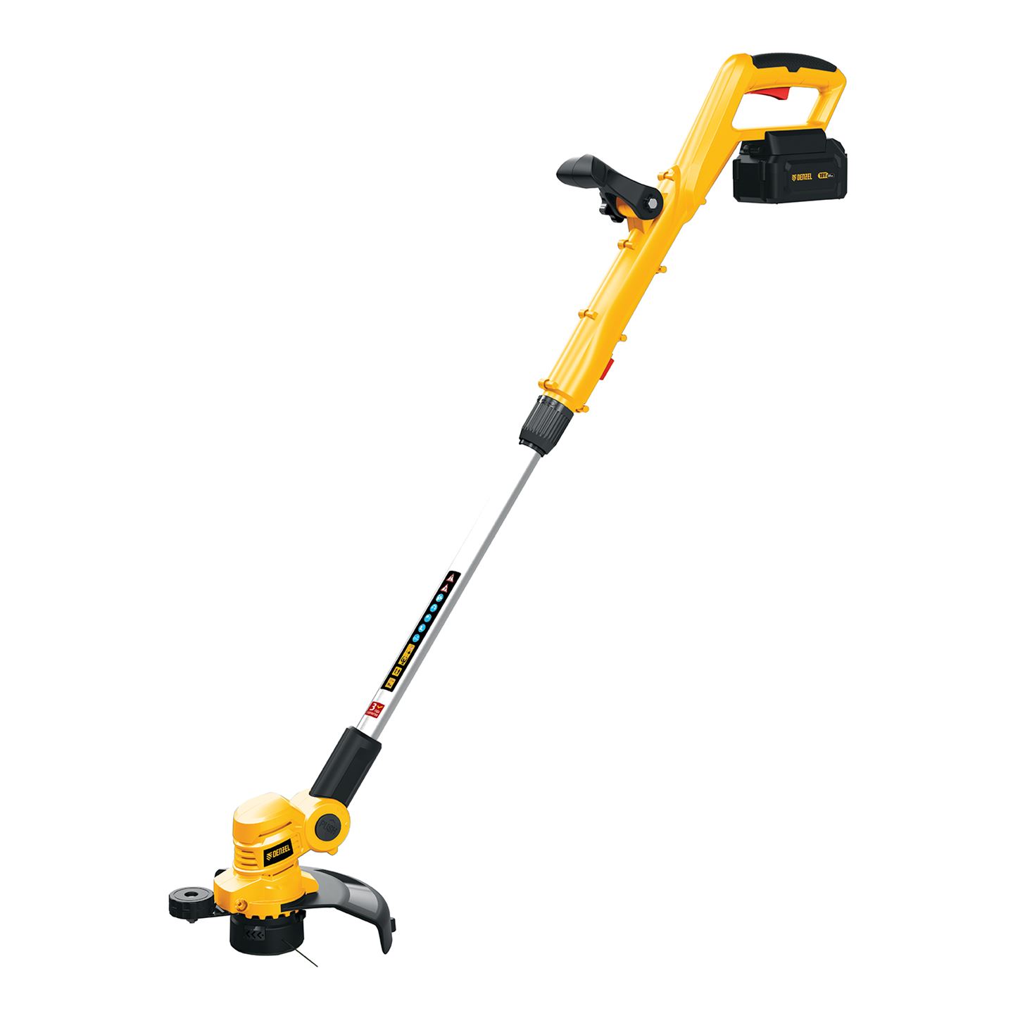 Триммер электрический Denzel GT-230,  Li-Ion, 20 В, аккумуляторный