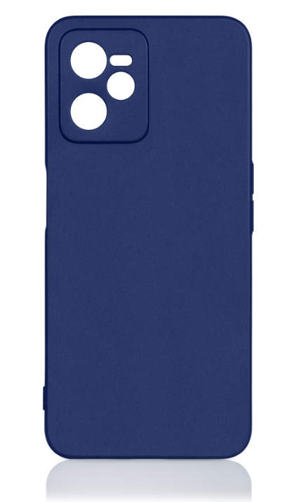 Чехол для Realme С35, синий, силиконовая накладка, DF rmCase-23 (blue)