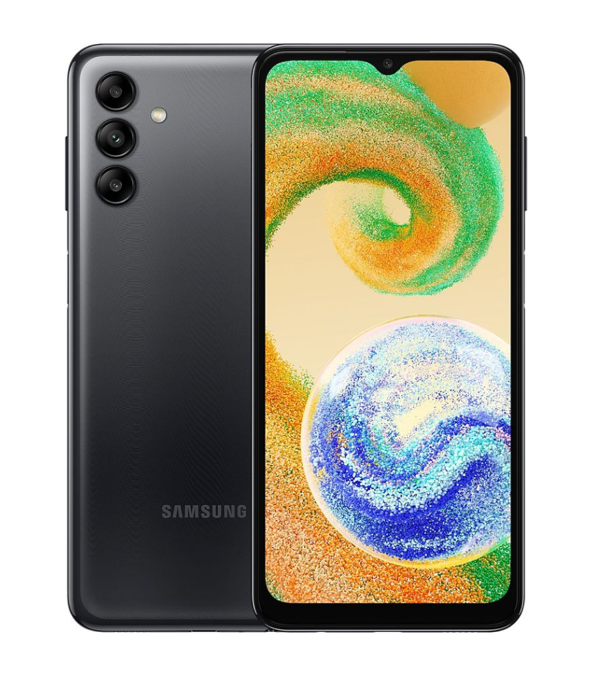 Смартфон Samsung SM-A047F Galaxy A04s 4/64Gb черный <2SIM 4G 6.5" 8х2ГГц 1600х720 50/2/2+5Мп And12>