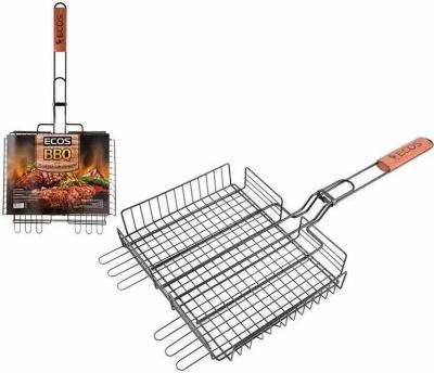 Решетка для барбекю ECOS-22139D с антипригарным покрытием, размер: 31x24x5см арт.999631