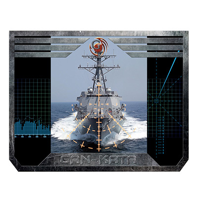 Коврик для  мыши Dialog PGK-07 Gan-Kata warship (игровой 300*235*3 мм)