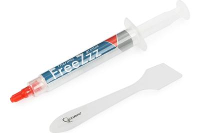 Термопаста Gembird FreeZzz GF-01-3 (шприц) (3g,1.63Вт/м•К) белый