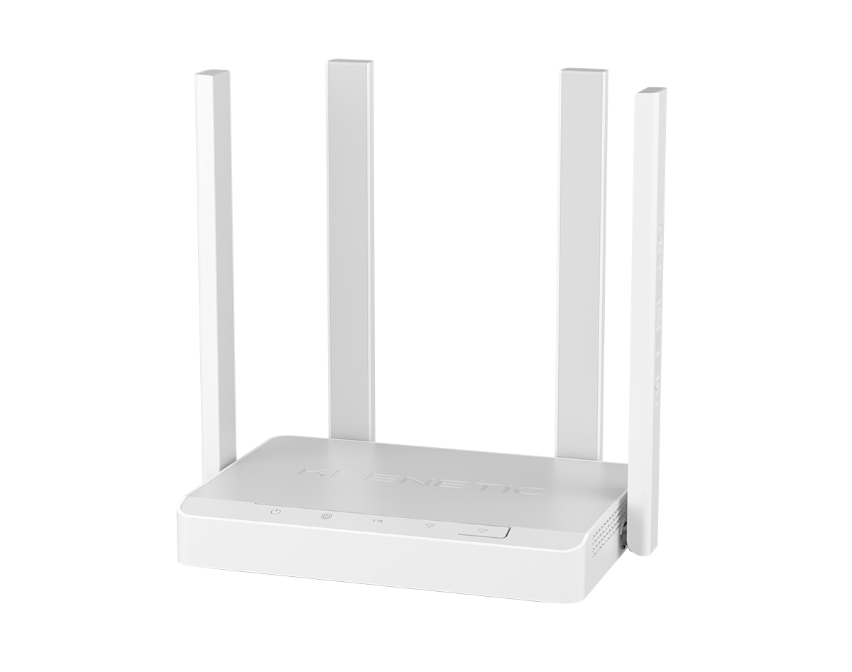 Интернет-центр Keenetic Speedster (KN-3013)(AC1200,1хGWAN,3xGLAN,2.4-5ГГц 300+867Мбит/с,4x5dBi)белый