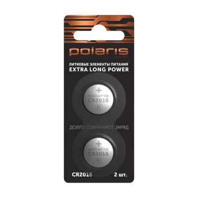 Батарейка Polaris PB CR2016 Premium 2 шт в блистере