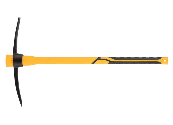 Кирка Denzel 1500 г, узкая, фиберглассовая обрезиненная рукоятка 900 мм//21834