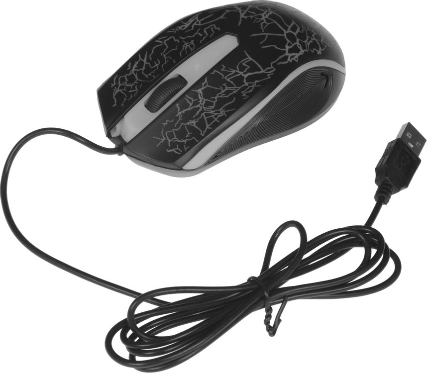 Мышь Oklick 395M SHADOW черный оптическая (1500dpi) USB (3but)
