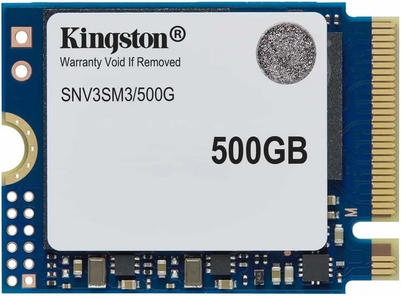 Диск SSD M.2 2230 500GB Kingston NV3 <SNV3SM3/500G> (PCI-E 4.0 x4,NVMe)для ноутбука