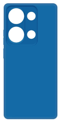 Чехол для Xiaomi Redmi Note 13 Pro 4G/Poco M6 Pro, синий, накладка, Krutoff Silicone Case, 525774