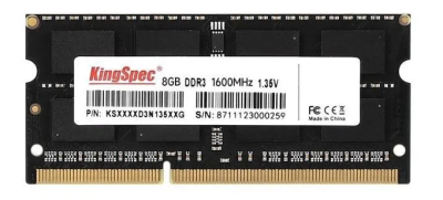 Модуль памяти SODIMM DDR3 8Gb (pc-12800) 1600МГц Kingspec 1,35В