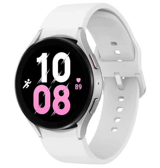 Смарт-часы Samsung Galaxy Watch 5 SM-R910 44 мм серебро <1,4",2х1,18ГГц,1.5/16Gb,450Х450,WearOS,410>