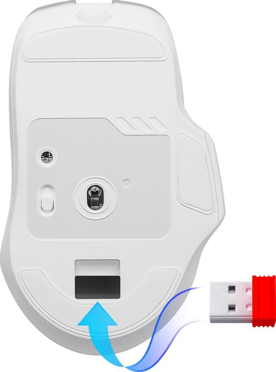 Мышь Defender Astro Elite GM-056 белый,7кн,2.4G,3200dpi,500мАч беспроводная игровая