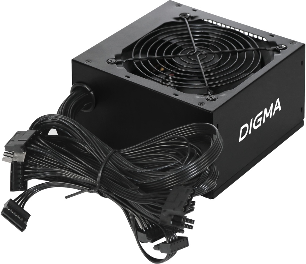 Блок питания 550W Digma ATX DPSU-550W (20+4pin) 120mm fan 4xSATA