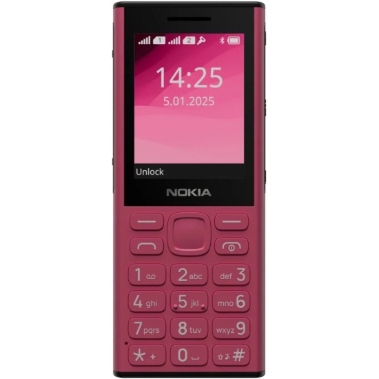 Сотовый телефон Nokia 130 TA-1704 DS красный (2G,2*SIM,2.4",320х240,mSD до 32Gb,2500 мАч,BT,Type-C)