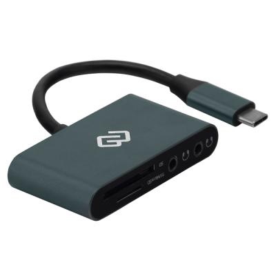 Кард-ридер  Digma CR-C2512-G серый USB Type-C