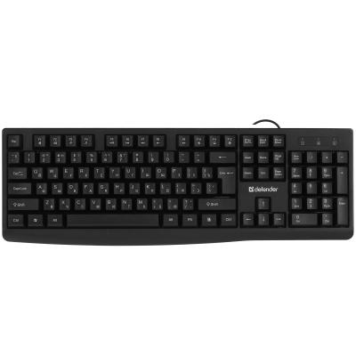 Клавиатура Defender Navigator HB-138 RU,черный,104+FN