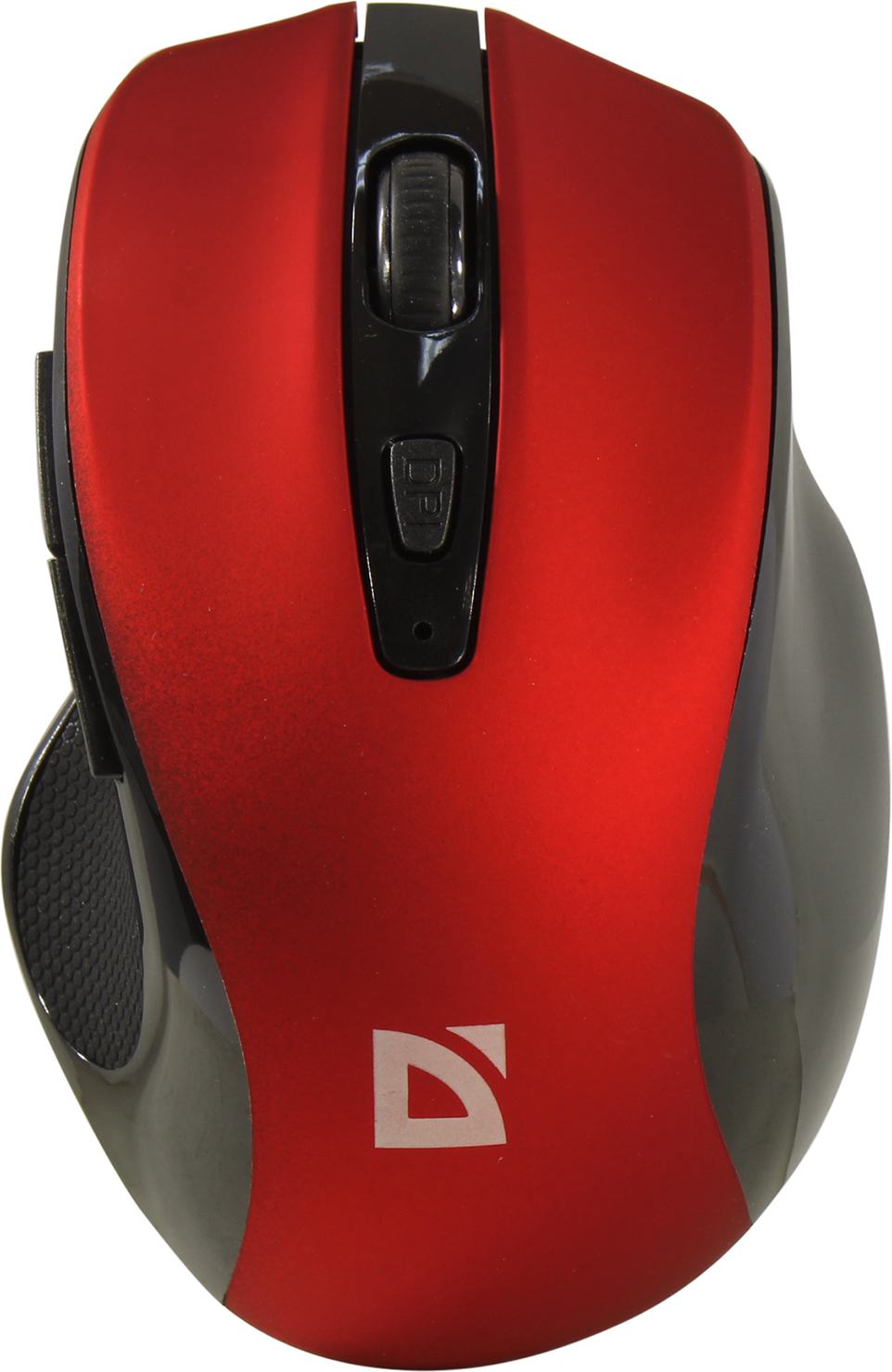 Мышь Defender Prime MB-053 красная,6D,800-1600dpi,бесшумная беспроводная оптическая